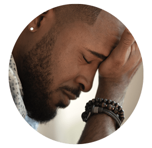man suffering from alcohol withdrawal symptoms