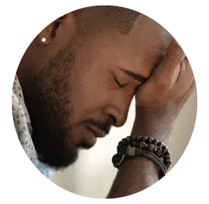 man suffering from alcohol withdrawal symptoms
